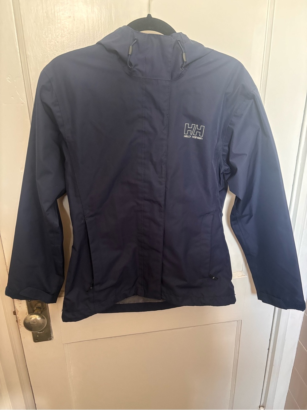 Helly Hansen Women’s Seven J Waterproof Windproof Breathable Rain Jacket Navy